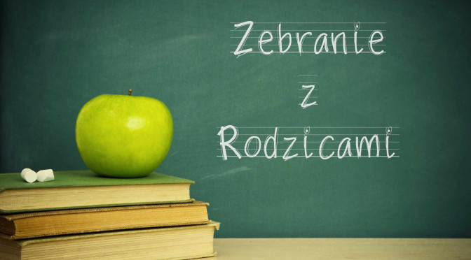 21 LISTOPADA -Zebranie z rodzicami uczniów kl. 0-8