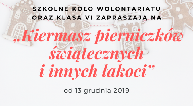 Szkolny kiermasz pierniczków