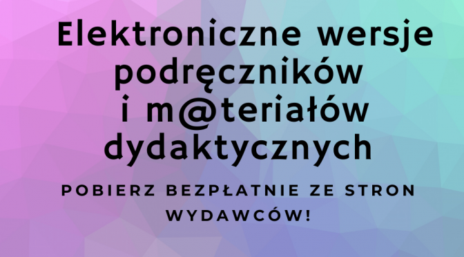 Elektroniczne wersje podręczników