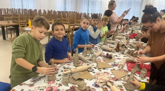 Warsztaty plastyczne w PZAZ Łysa Góra