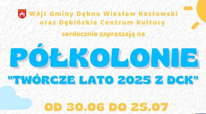 Półkolonie “Twórcze lato 2025 z DCK”