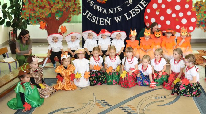 PASOWANIE NA PRZEDSZKOLAKA – „JESIEŃ W LESIE”