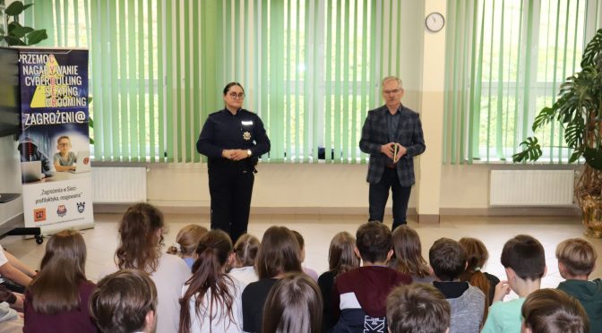 SPOTKANIE Z PRZEDSTAWICIELKĄ POLICJI